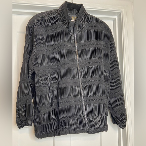 A.D.S. - American Designer Styles black bomber jacket - Picture 1 of 3